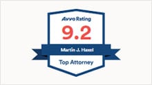 Avvo rating- 9.2 - top attorney